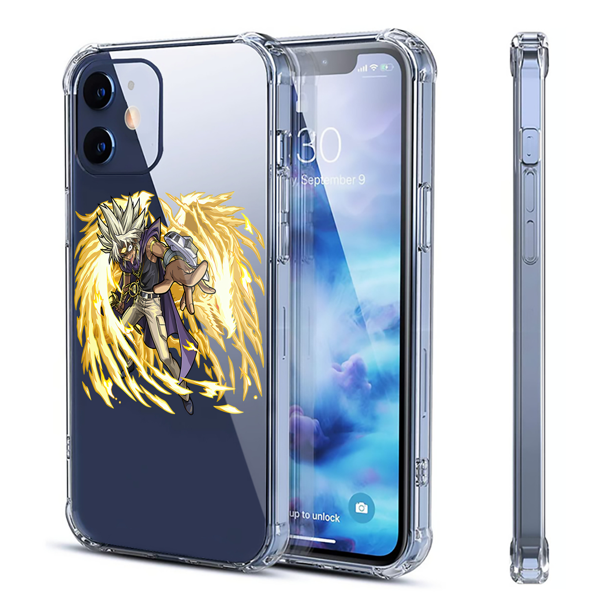 （画像用） 遊☆戯☆王 Yu-Gi-Oh! 【iPhone 12シリーズ対応】透明スマホケース（クリアソフトケース）